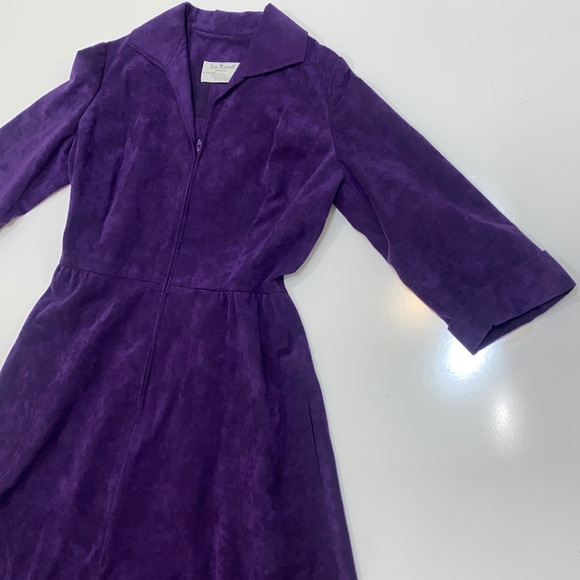 1960 Vera Maxwell nubuck dress - Picture 2 of 14